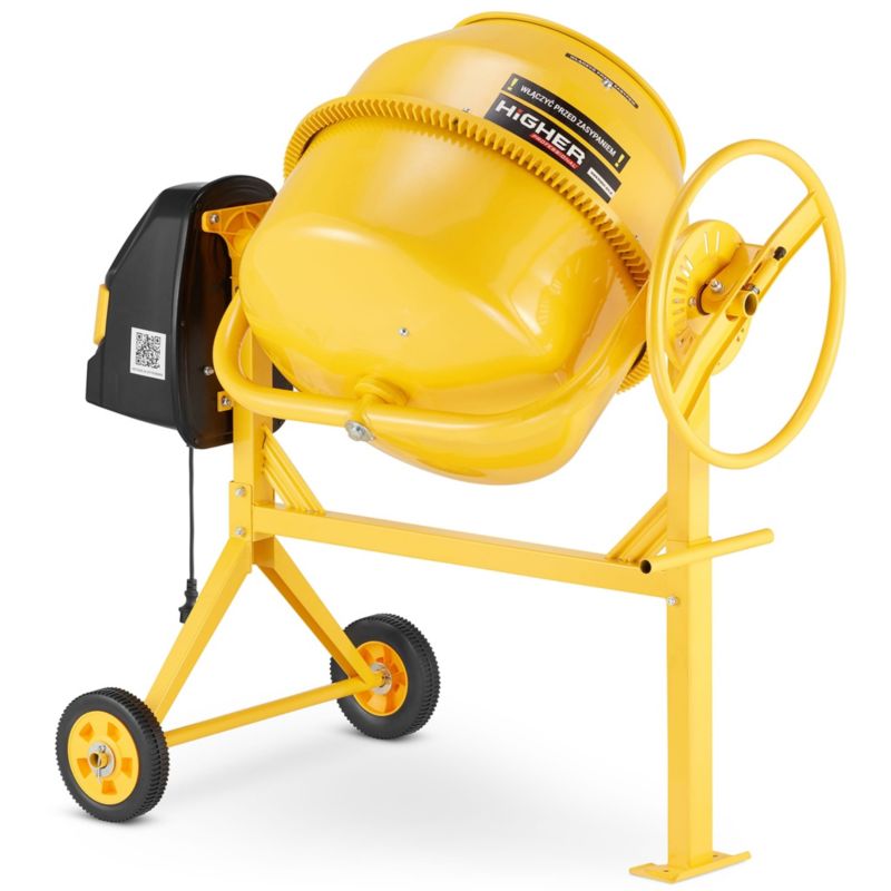 Betoniarka budowlana elektryczna mieszalnik HIGHER PROFESSIONAL 120L / 230V / 650W 1 szt.