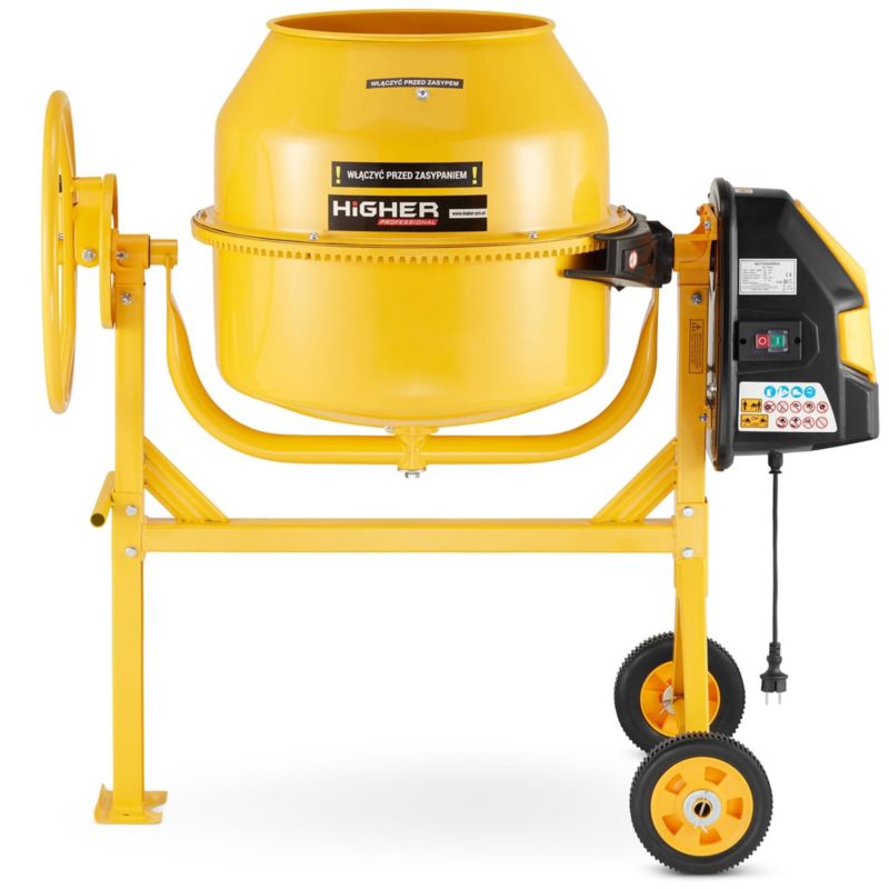 Betoniarka budowlana elektryczna mieszalnik HIGHER PROFESSIONAL 120L / 230V / 650W 1 szt.