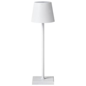 Bezprzewodowa lampa stołowa LED Baceiro Ze ściemniaczem Metal Biały 1 szt.