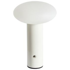 Bezprzewodowa lampa stołowa LED Buayan Ze ściemniaczem Metal Biały 1szt.