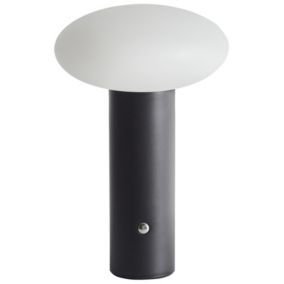 Bezprzewodowa lampa stołowa LED Buayan Ze ściemniaczem Metal Czarny 1szt.