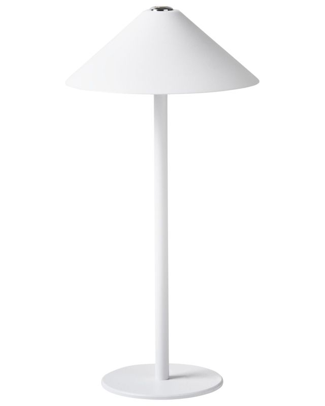 Bezprzewodowa lampa stołowa LED Francoli Ze ściemniaczem Metal Biały 1 szt.