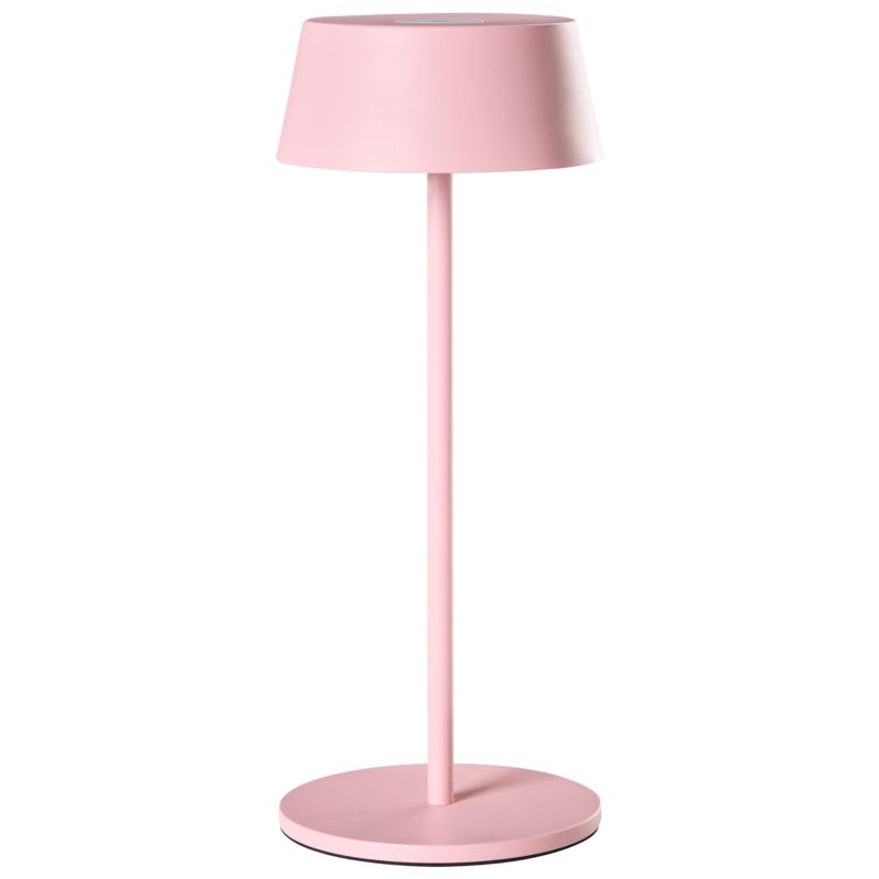 Bezprzewodowa lampa stołowa LED Guder Ze ściemniaczem Metal Różowy 1 szt.
