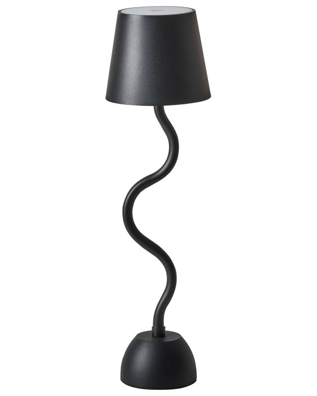 Bezprzewodowa lampa stołowa LED Vouga Ze ściemniaczem Metal Czarny 1 szt.