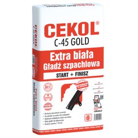 Biała gładź szpachlowa Cekol C-45 1 kg