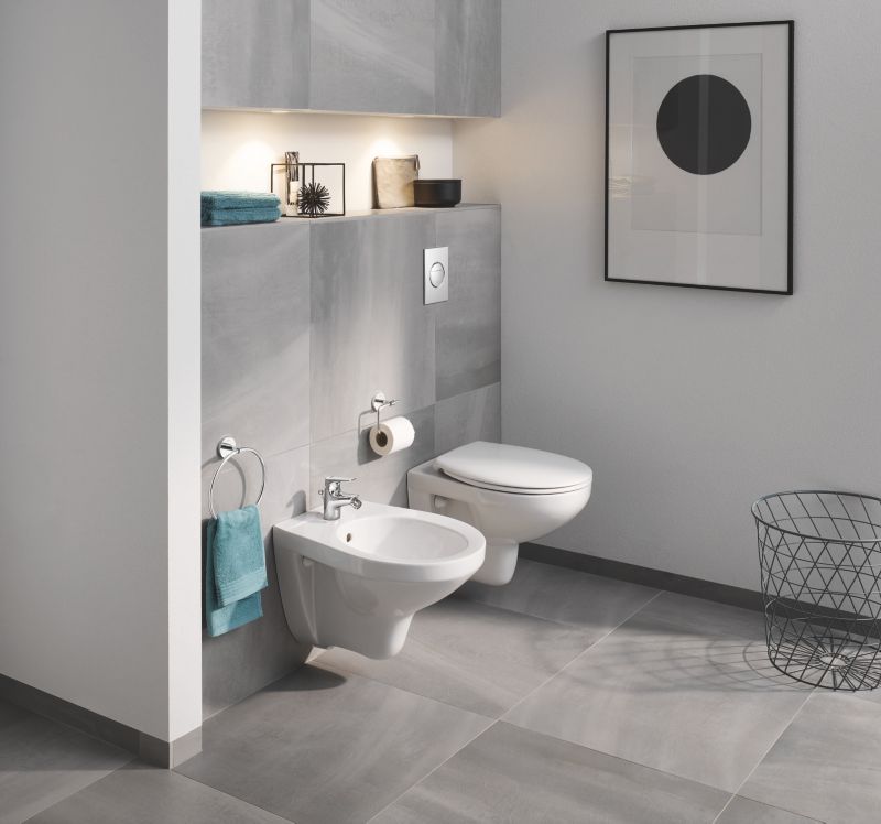 Bidet wiszący Grohe Bau Ceramic biały 526x370 mm z przelewem ceramika 1 szt.