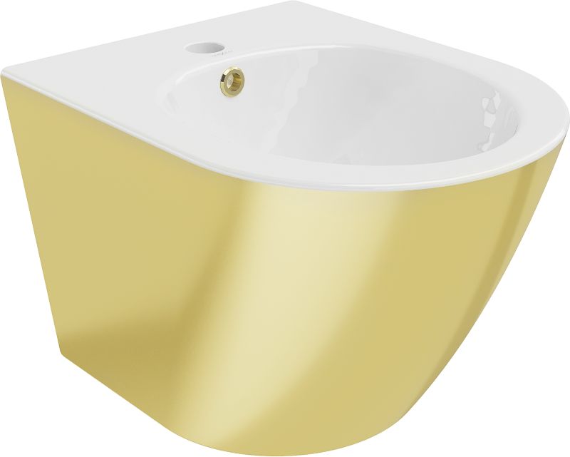 Bidet wiszący Mexen Lena biały/złoty 48 cm  35224806 1 szt.