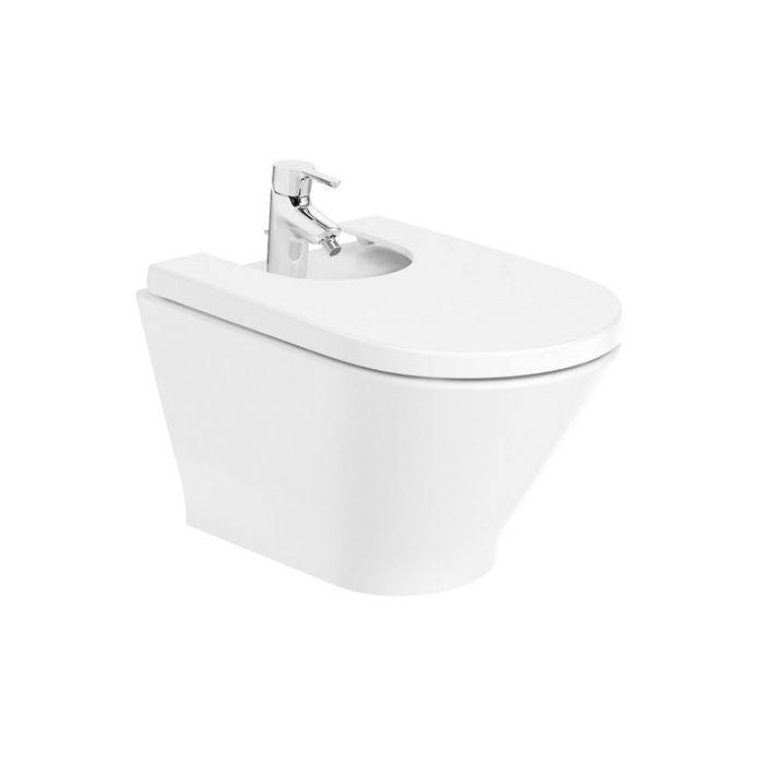 Bidet wiszący Roca Gap Round biały z otworem na baterię 1 szt.