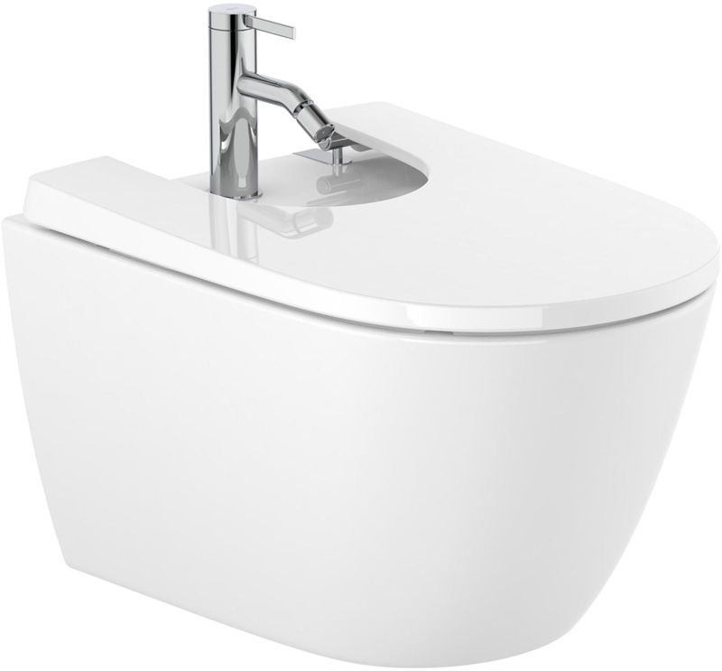Bidet wiszący Roca Ona biały z powłoką Supraglaze biały1 szt.