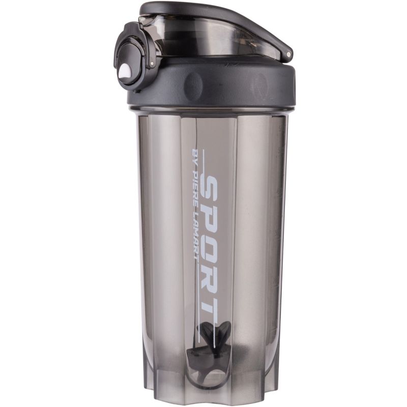 Bidon Butelka Sportowa Lamart LT4071 Shaker 600 ml Z Kulką Do Mieszania Tritan Czarna 1szt