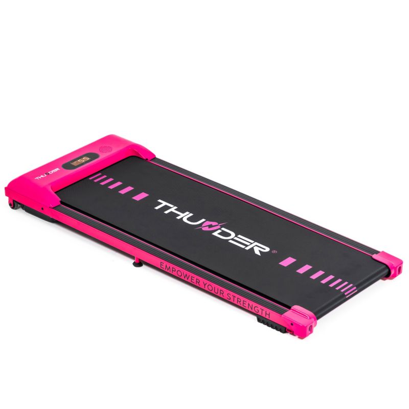 Bieżnia elektryczna THUNDER IDEA-PINK walkingpad składana Bluetooth LED głośniki 1szt.