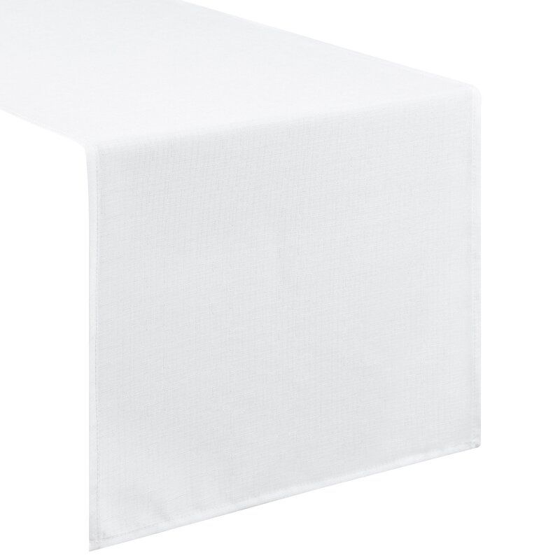 Bieżnik Eurofirany 40 x 140 cm biały 1 szt.