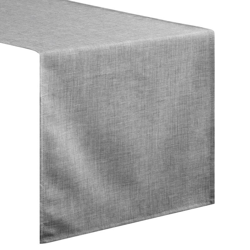 Bieżnik Eurofirany 40 x 140 cm srebrny Kate 1 szt.