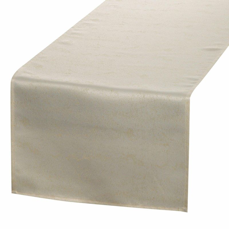 Bieżnik SPARKLE Eurofirany 40 x 180 cm kremowy przeszywany złotą nicią 1 szt.