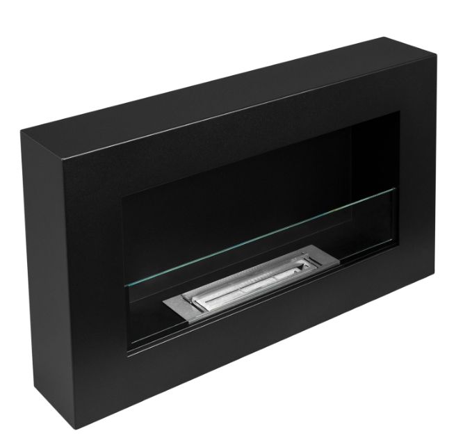 BIOKOMINEK  BiokominkiGMT  BOX 650X400 czarny z szybą 1 szt.