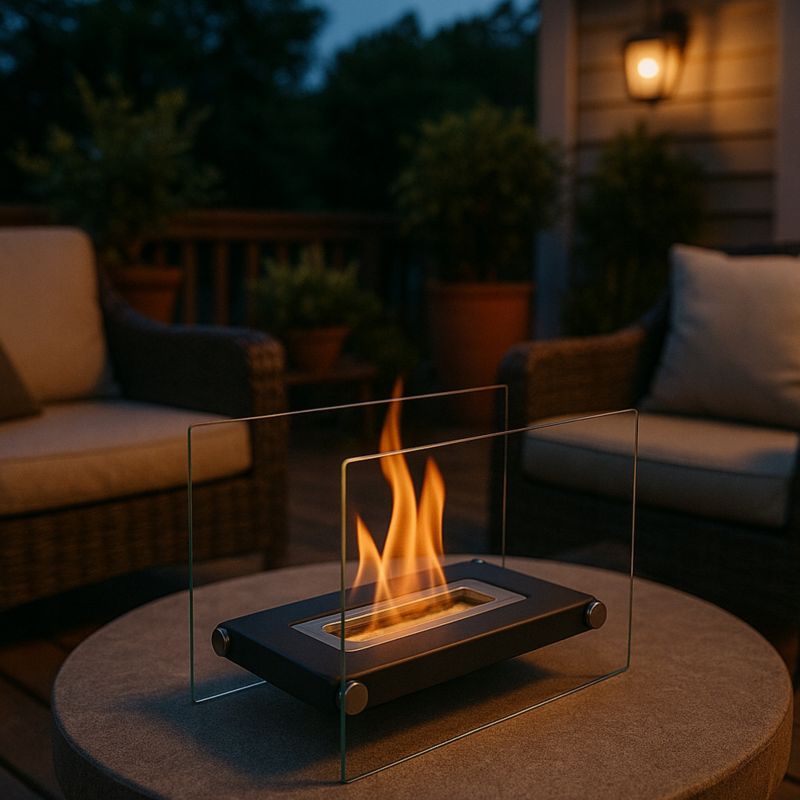 Biokominek DuraHealth BK-TT35 MELANIA 34x17x16 cm w zestawie