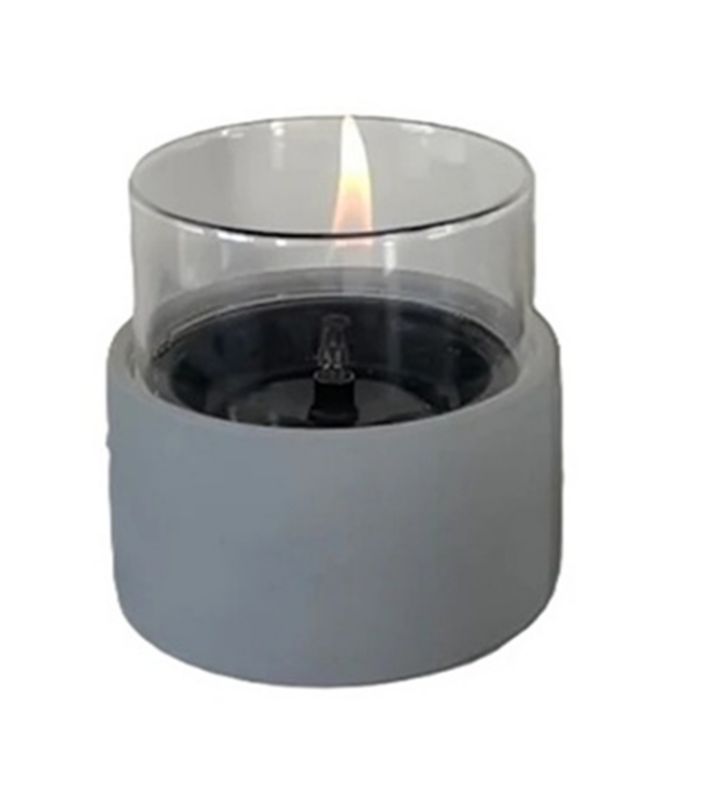 Biokominek Tenderflame  świeca BREEZE 10 Szara 1 szt.