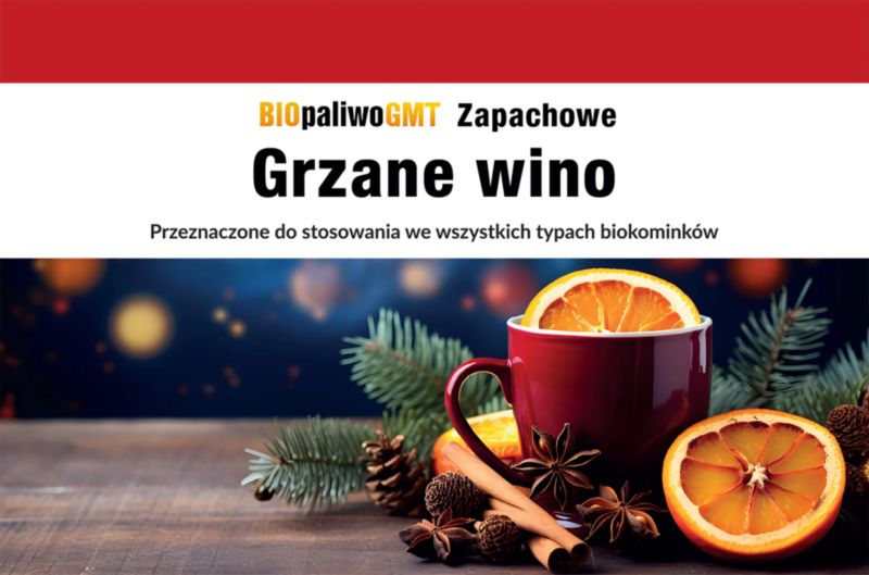 BiokominkiGMT Biopaliwo zestaw GRZANE WINO 3szt.