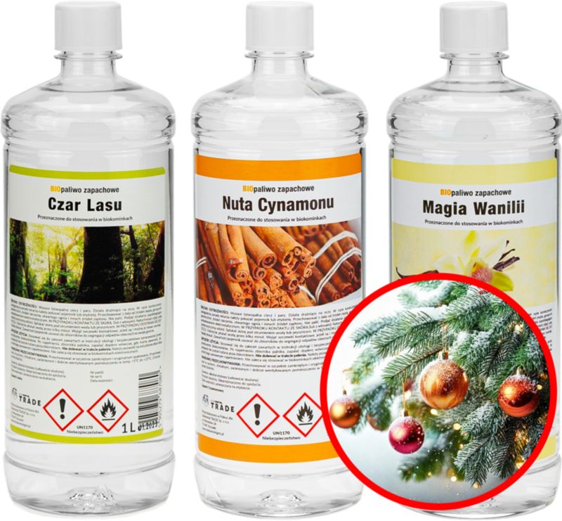 BiokominkiGMT Biopaliwo  ZESTAW MAGIA ŚWIĄT  3szt