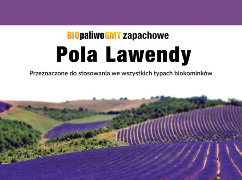 BiokominkiGMT Biopaliwo zestaw POLA LAWENDY .3szt