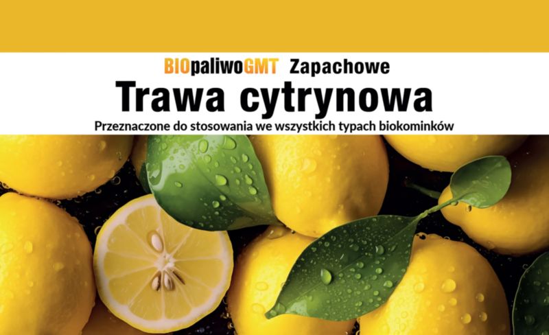 BiokominkiGMT Biopaliwo ZESTAW TRAWA CYTRYNOWA 3szt..