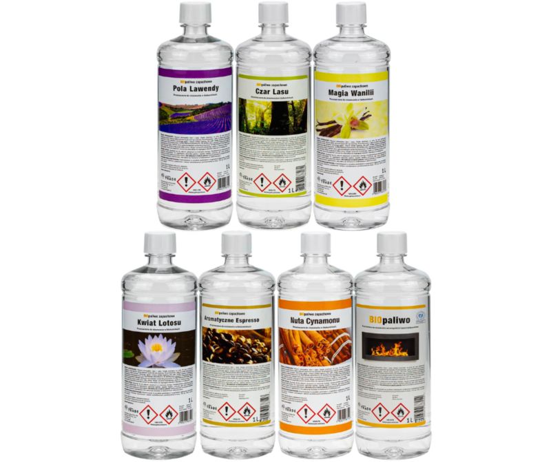 Biopaliwo 6+1  BiokominkiGMT zestaw popularne zapachy    1 zestaw