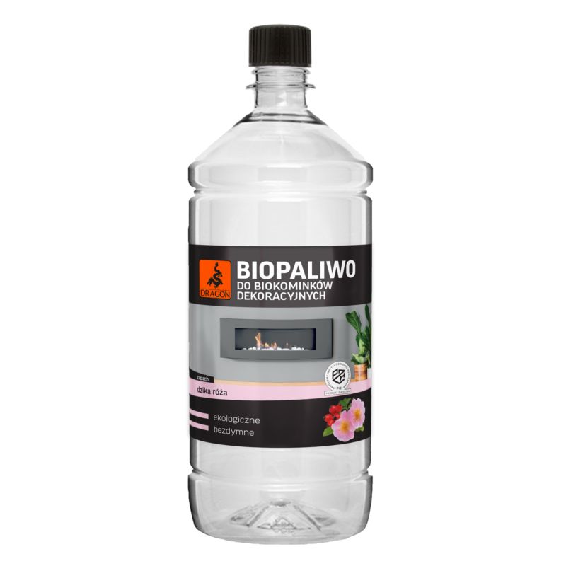 Biopaliwo do biokominka Dragon dzika róża 1 l