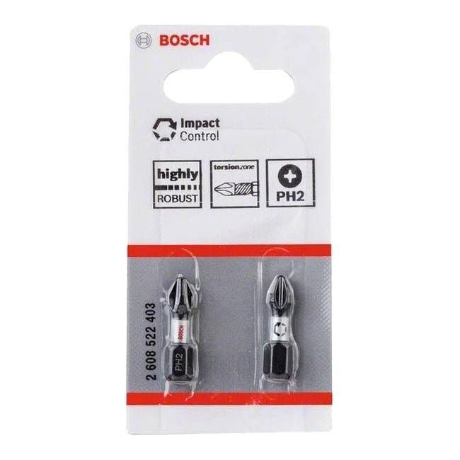 Bity Bosch PH2 25 mm 2 szt.