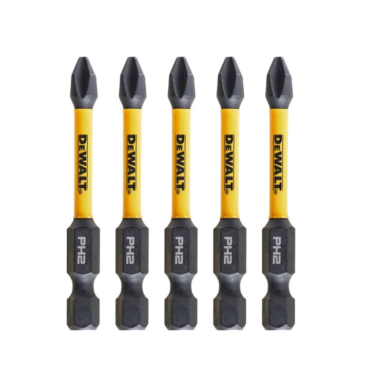 Bity udarowe DeWalt PH2/50 mm 5 sztuk