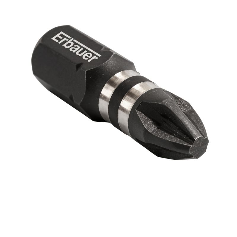 Bity udarowe Erbauer 25 mm PZ1 3 szt.