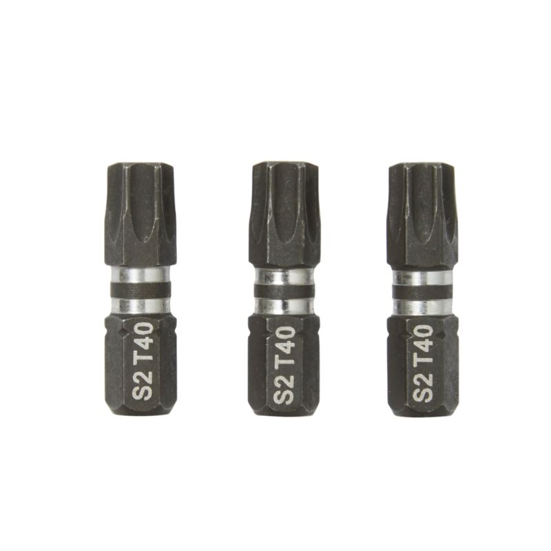 Bity udarowe Erbauer 25 mm TX40 3 szt.