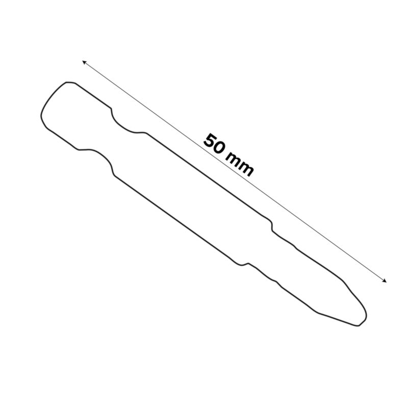 Bity udarowe Erbauer 50 mm PZ2 3 szt.