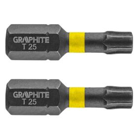 Bity udarowe GRAPHITE typ TX25 1 kpl.