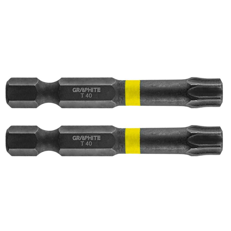 Bity udarowe GRAPHITE typ TX40 x 50 mm, 2 szt. 1 kpl.