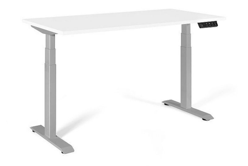 Biurko elektryczne Active I szaro/białe 120x70 1szt