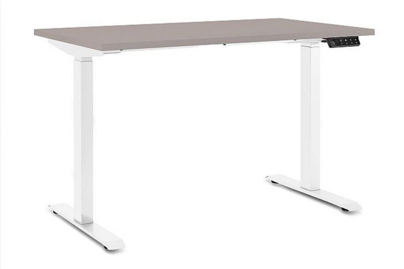 Biurko elektryczne Astra 120x70 biało/beżowe 1szt