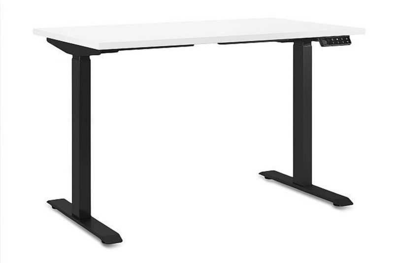 Biurko elektryczne Astra 120x70 czarno/białe 1szt