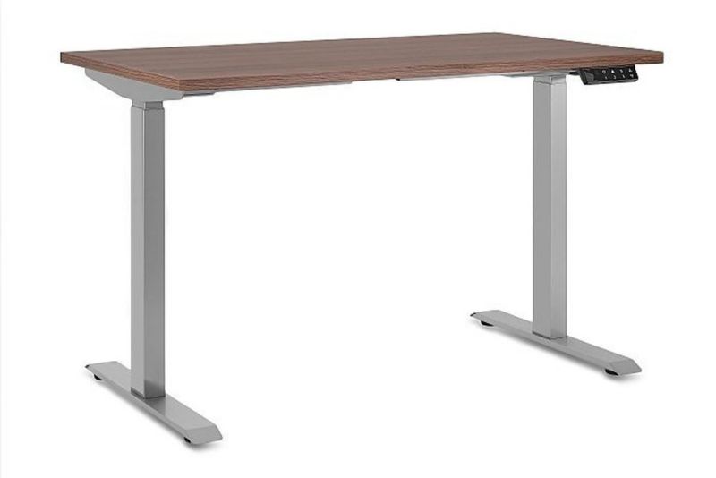 Biurko elektryczne Astra 160x70 szary/walnut 1szt
