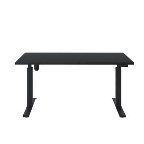 Biurko elektryczne KOLM prostokątny 180 x 95 cm Czarny 1szt.