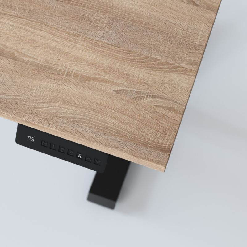 Biurko elektryczne KOLM prostokątny 180 x 95 cm Dąb Sonoma 1szt.