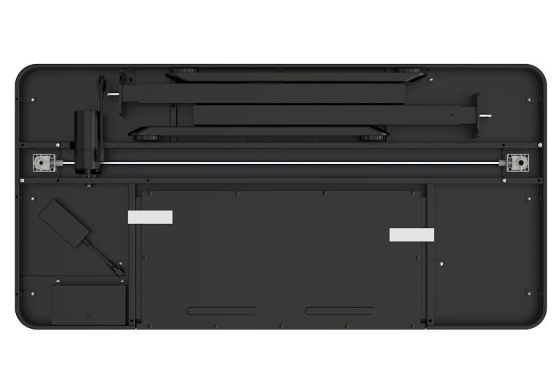Biurko Elektryczne Mirpol 120X60CM Stalowa Rama Czarne 1 szt