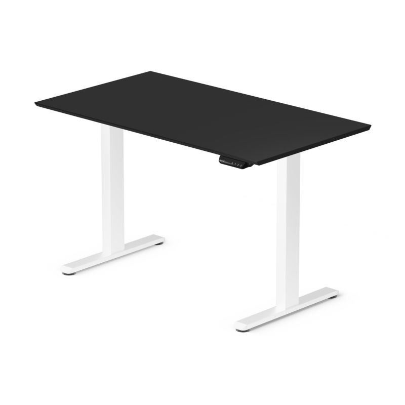 Biurko elektryczne regulowane LVNSystem Control Flex+ 120 cm biały/czarny 1 szt.
