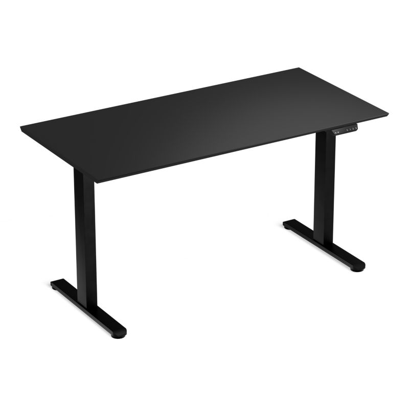 Biurko elektryczne regulowane LVNSystem Control Flex+ 140 cm czarny  1 szt.