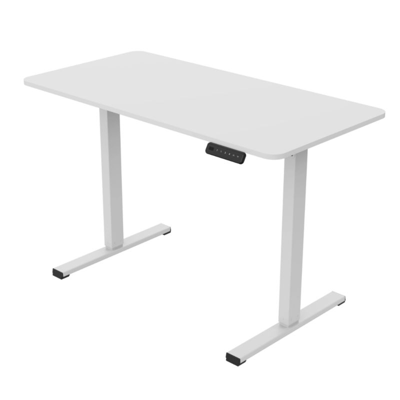 Biurko elektryczne Spacetronik Moris biały 100x60 cm 1 szt.