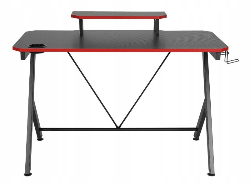 Biurko FURNITEX Komputerowe 120 X 60 Cm Kolor Czarny Model B8-FX 1 szt.
