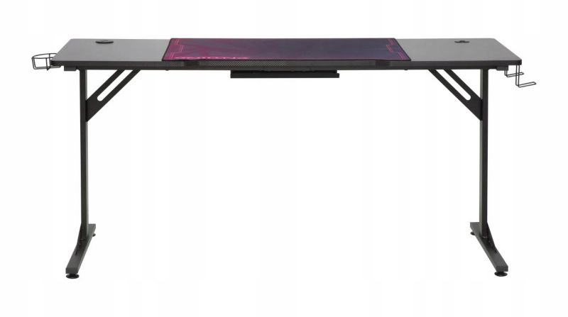 Biurko FURNITEX Komputerowe 160 X 60 Cm Kolor Czarny 1 szt.