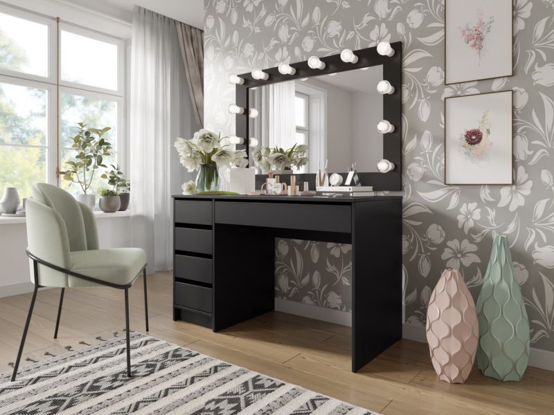 Biurko i toaletka MIRJAN 24 Ada czarny 1 szt.