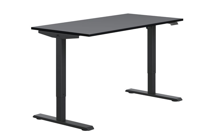 KOBI FLEXI psací stůl 118 cm polohovací, zvedací, elektrický počítač - Černá 1 ks.