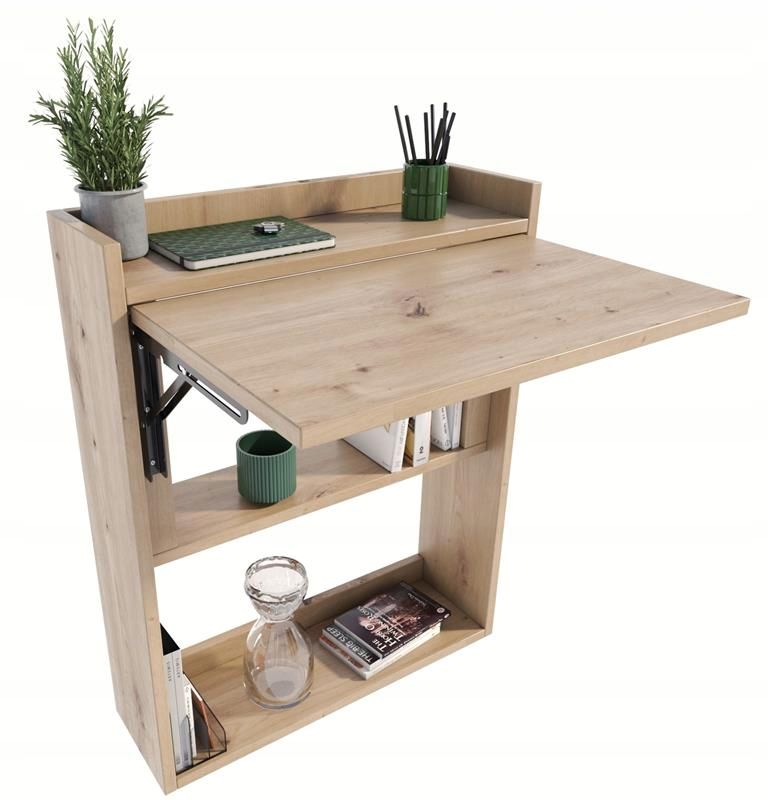 Biurko Matkam ścienne składane Per dąb artisan 1 szt.