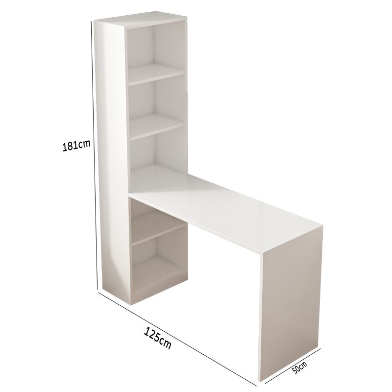 Biurko Rebiko  białe młodzieżowe z regałem 125 cm 1 szt.